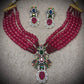Ruby Beads Jewelry Set