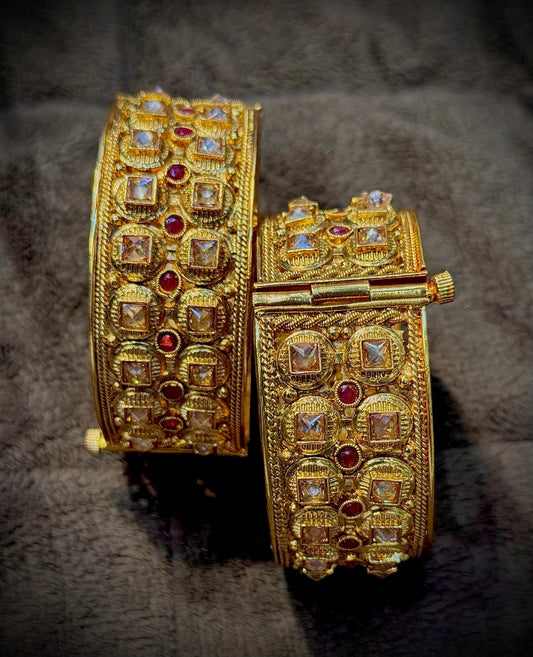 Gold Kada Bangles